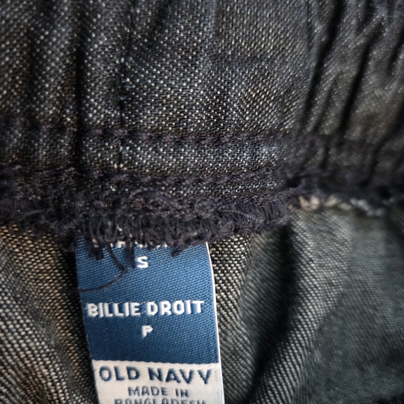 Faux Denim Tie Waist Women's Panta - Picture 4 of 6